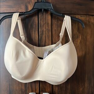 Women's Cream Full-Coverage Bra